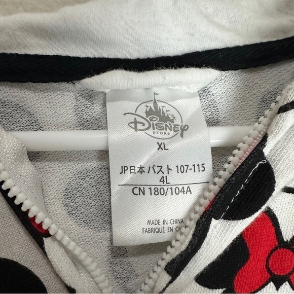 Disney Store Mickie Minnie Mouse One Piece Hooded Size XL UNISEX - Picture 4 of 10